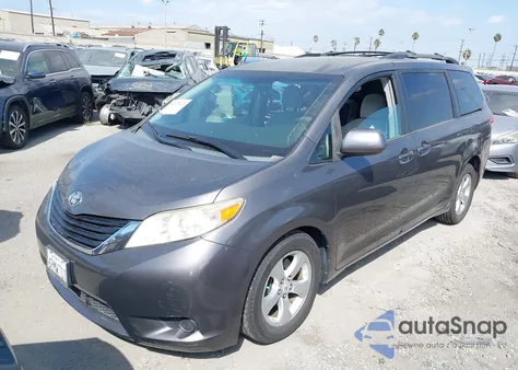 2011 Toyota Sienna Le V6 from USA, damaged, VIN 5TDKK3DC1BS129910